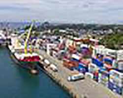 Porti di trasbordo in una situazione difficile.