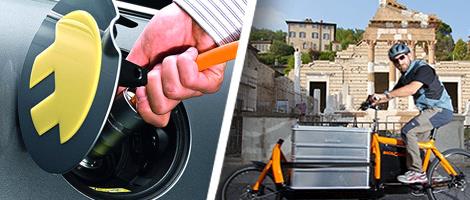 Forme di mobilità sostenibile per la logistica e i trasporti.