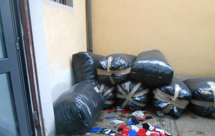 Prato: scarti tessili come materiale da recuperare