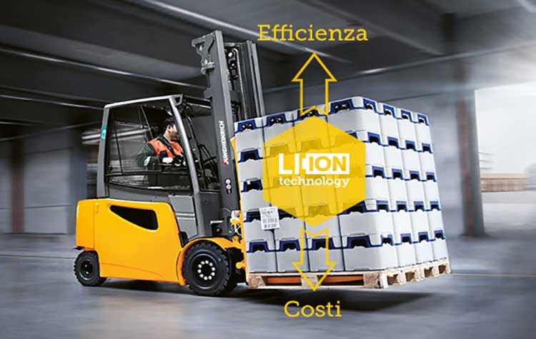 Tecnologia agli ioni di litio, i carrelli elevatori EFG: resistenti e sempre pronti all’uso
