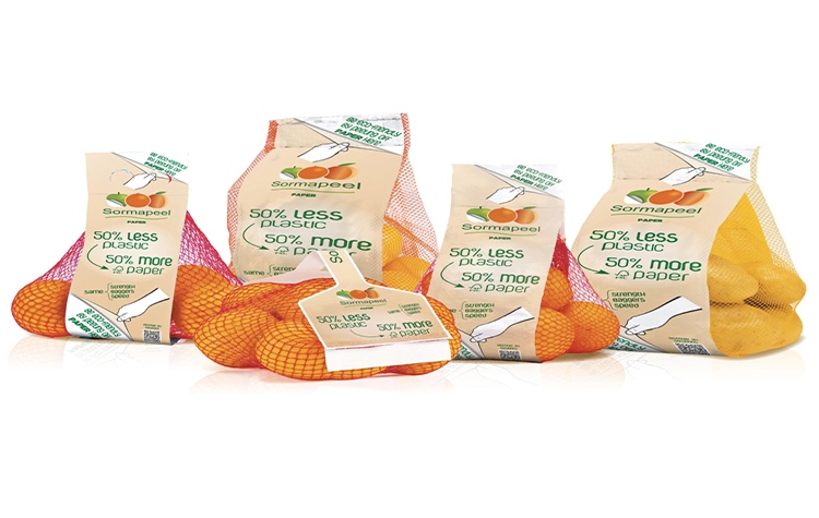 Packaging: presentato l’eco-imballaggio Sormapeel per l’ortofrutta