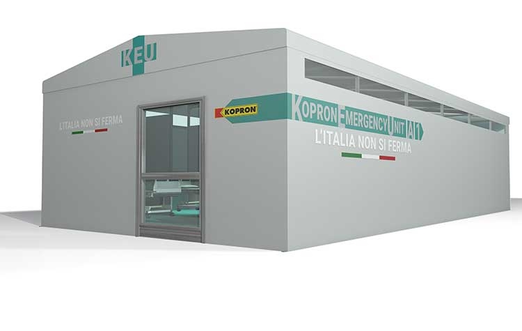 La battaglia al Covid si combatte anche grazie alle tensostrutture Kopron