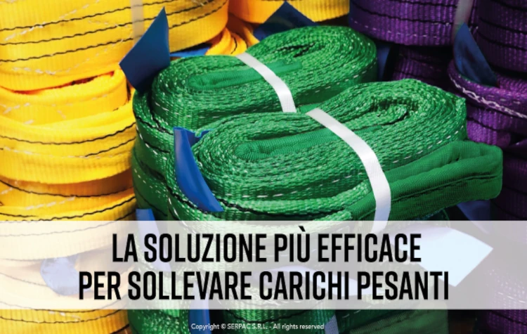 Movimentazione dei carichi, scopriamo le fasce di sollevamento