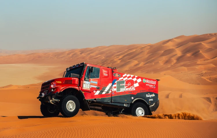 Castrol testa i lubrificanti per camion al Baja España Aragón 2025